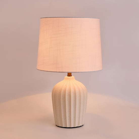 Riviera Siena Ceramic Ribbed Table Lamp