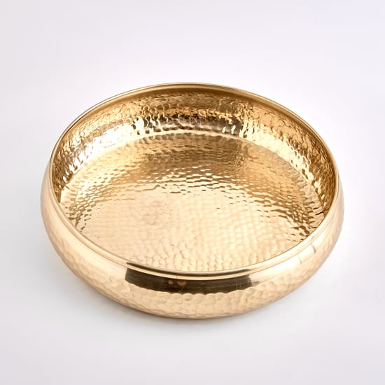 Austin Abharan Metal Hammered Decorative Bowl