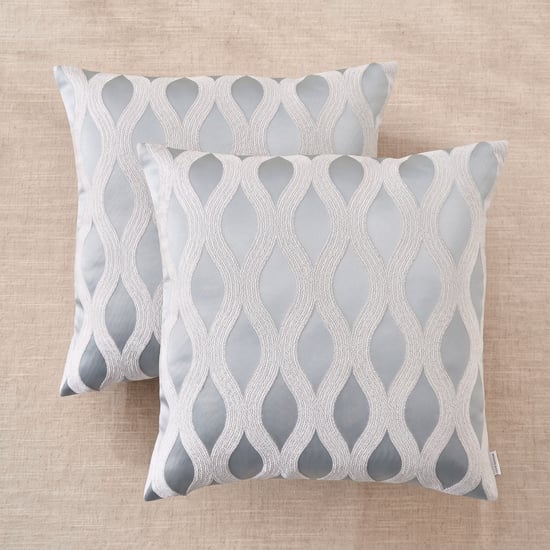 Corsica Tavi Set of 2 Patterned Cushion Covers - 45x45cm