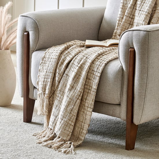Sundried Sanctuary Textured Single Throw - 170x130cm