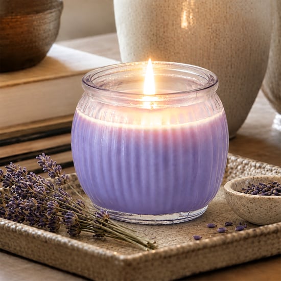 Essentials Lavender Scented Jar Candle
