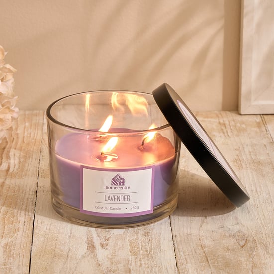 Essentials Core Lavender Scented 3-Wick Jar Candle