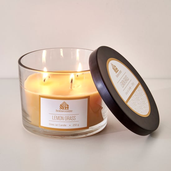 Essentials Lemongrass Scented Jar Candle