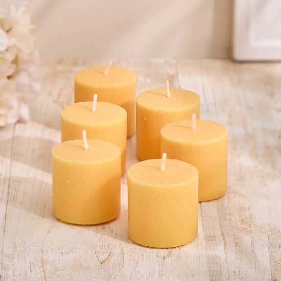 Essentials Core Set of 6 Lemongrass Scented Votive Candles