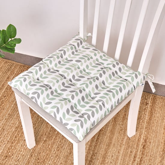 Corsica Cotton Printed Chair Pad - 40x40cm