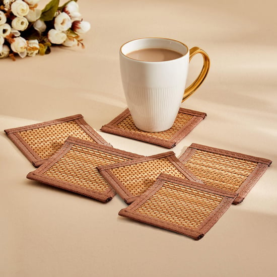 Habitat Ocean Set of 6 Bamboo Coasters