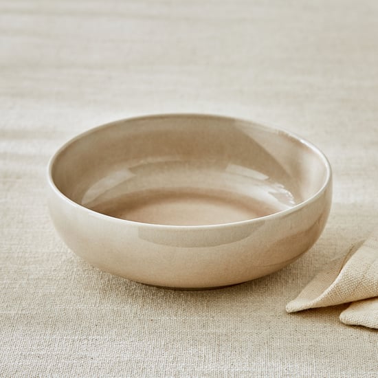 Cadenza Cerradura Muskmelon Stoneware Printed Cereal Bowl - 660ml