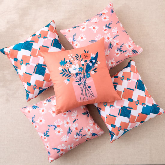 Corsica Set of 5 Printed Cushion Covers - 40x40cm