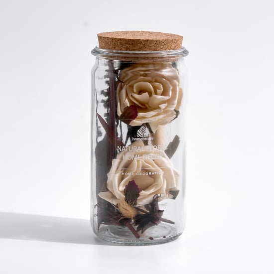 Corsica Moritz Dried Scented Flower Arrangement in Glass Jar