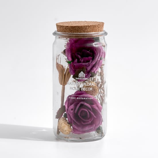 Corsica Moritz Dried Scented Flower Arrangement in Glass Jar
