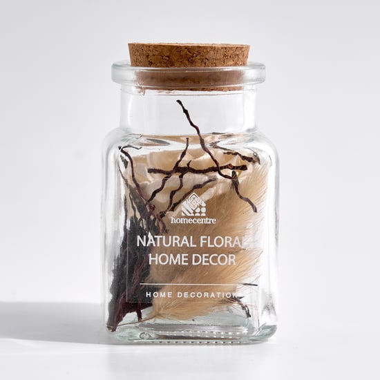 Corsica Moritz Dried Scented Flower Arrangement in Glass Jar