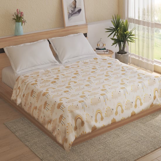 Slate Kids Cloud Printed Double Blanket