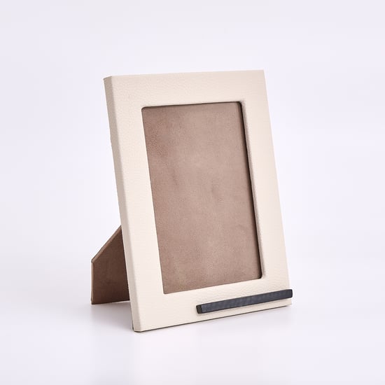 Geomuse Faux Leather Photo Frame - 21.5x16.5cm