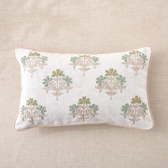 Rang Buta Embroidered Cushion Cover - 50x30cm