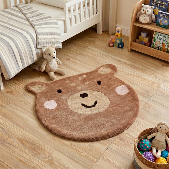 Corsica Slate Kids Tufted Dhurrie - 100cm