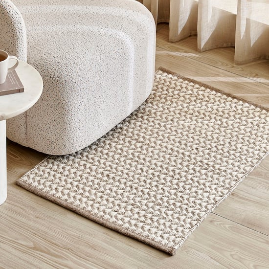 Natura Wool Blend Hand Woven Dhurries - 90x60cm