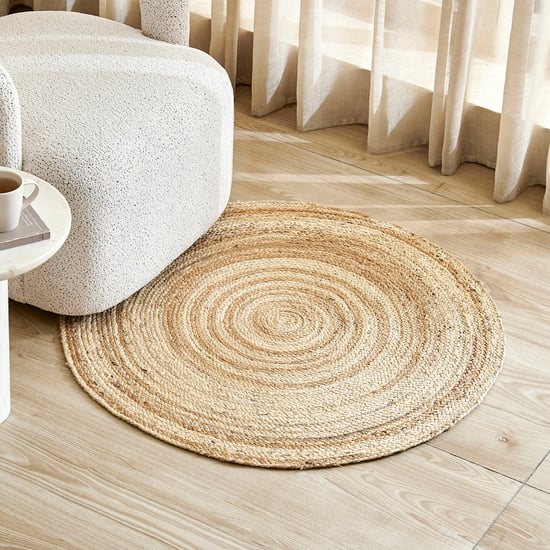 Coterie Jute Woven Dhurrie - 90cm