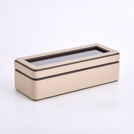Orion Dohphy Faux Leather 4-Compartment Watch Box
