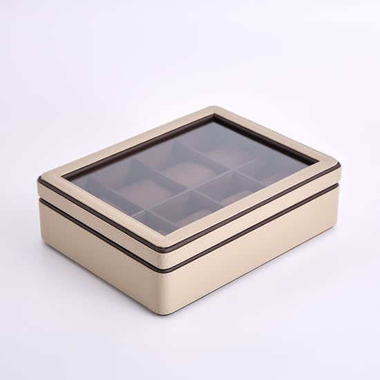 Orion Dohphy Faux Leather 8-Compartment Watch Box