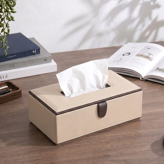 Orion Dohphy Wooden Tissue Box - 24.5x15x8.5cm
