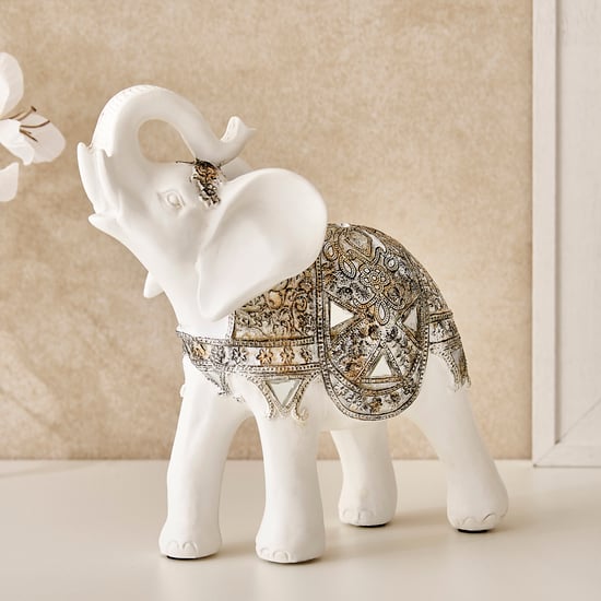 Corsica Jaguar Polyresin Elephant Figurine