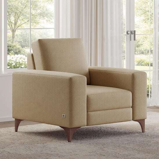 Quebec NXT Fabric 1-Seater Sofa - Beige
