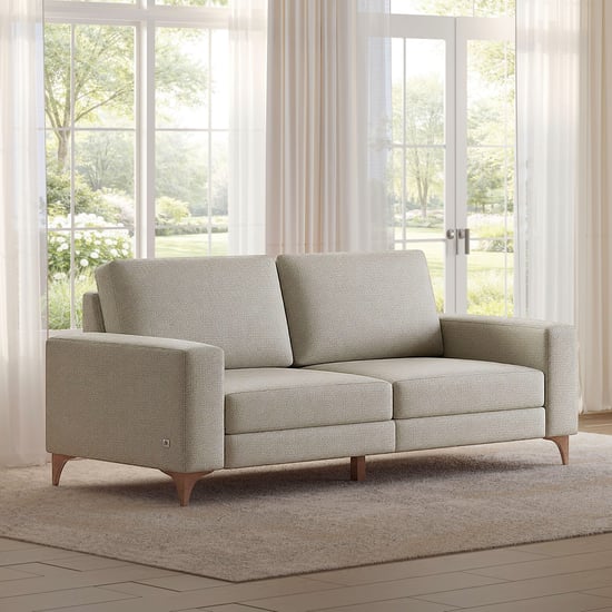 Quebec NXT Fabric 3-Seater Sofa - Beige