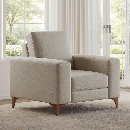 Quebec NXT Fabric 1-Seater Sofa - Beige