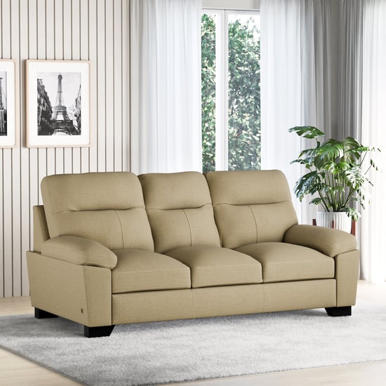 Winchester Fabric 3-Seater Sofa - Beige