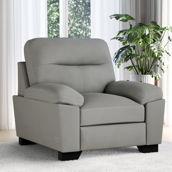 Winchester Fabric 1-Seater Sofa - Grey