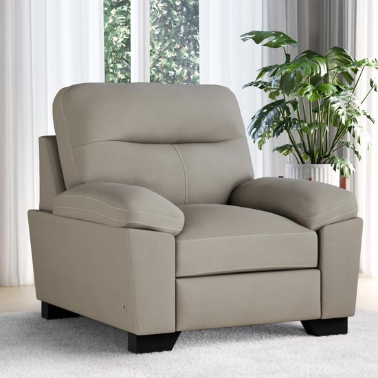 Winchester Fabric 1-Seater Sofa - Taupe