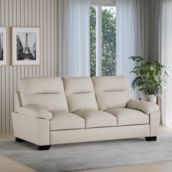 Winchester Fabric 3-Seater Sofa - Brown