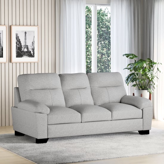 Winchester Fabric 3-Seater Sofa - Grey
