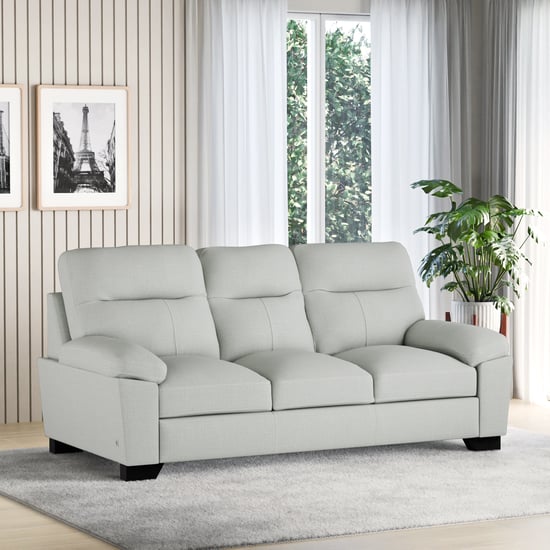Winchester Fabric 3-Seater Sofa - Grey
