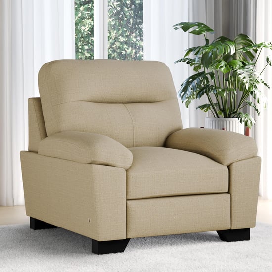 Winchester Fabric 1-Seater Sofa - Beige