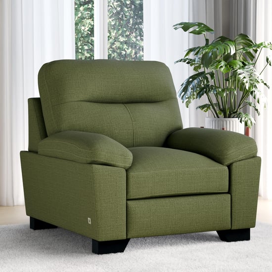 Winchester Fabric 1-Seater Sofa - Green