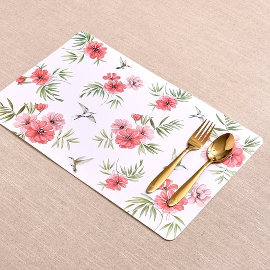 Mandarin Set of 6 Floral Print Placemats