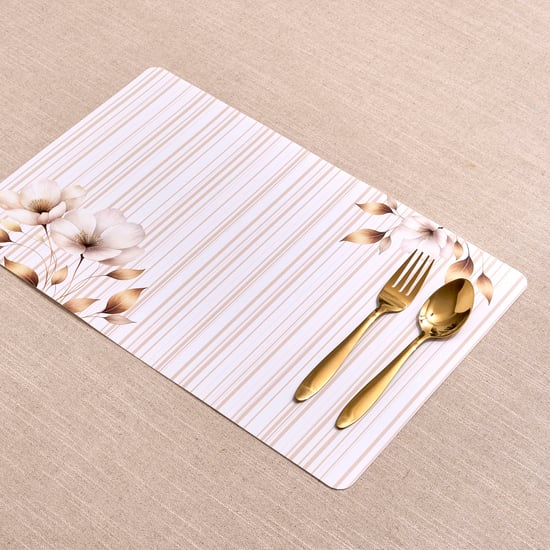 Mandarin Set of 6 Striped Placemats
