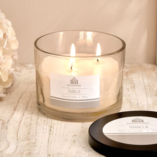 Essentials Lumera Vanilla Scented Jar Candle