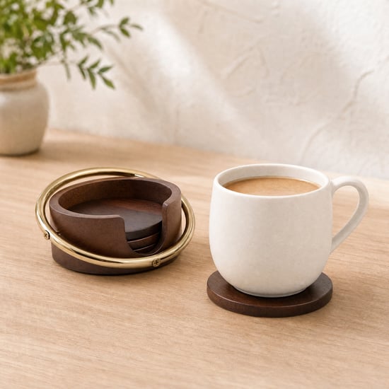 Nuqta 4Pcs Coasters with Ring