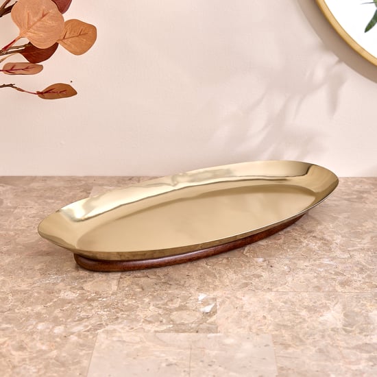 Nuqta Gifts Riga Stainless Steel Decorative Platter