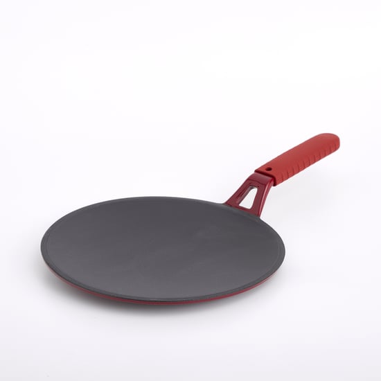 Terra Tales Sally Enamelled Cast Iron Concave Tawa with Sleeve - 26cm