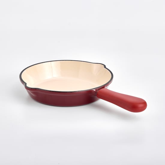 Terra Tales Sally Enamelled Cast Iron Mini Frying Pan with Sleeve - 17cm