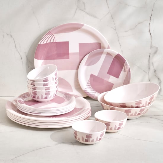 Victor Geo 20Pcs Melamine Printed Dinner Set
