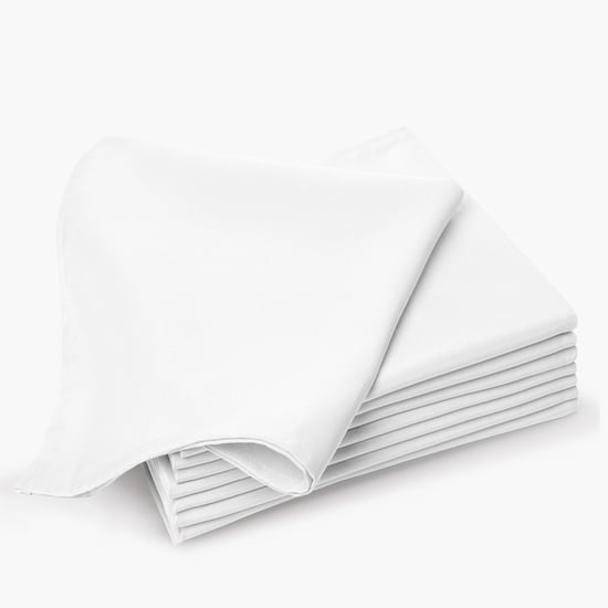 PIZUNA Set of 8 Cotton Napkins