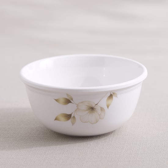 Meadows Gold Melamine Floral Print Katori - 250ml