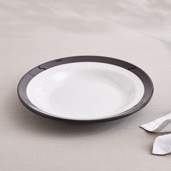 Medows Solid Cedar Melamine Deep Dish - 23cm