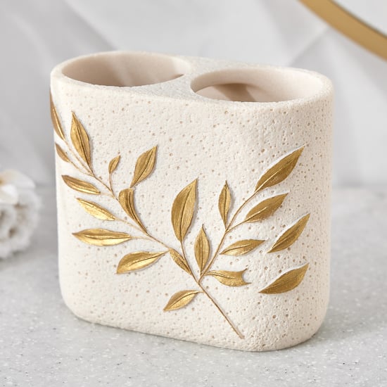 Opulance Garnet Polyresin Tooth Brush Holder