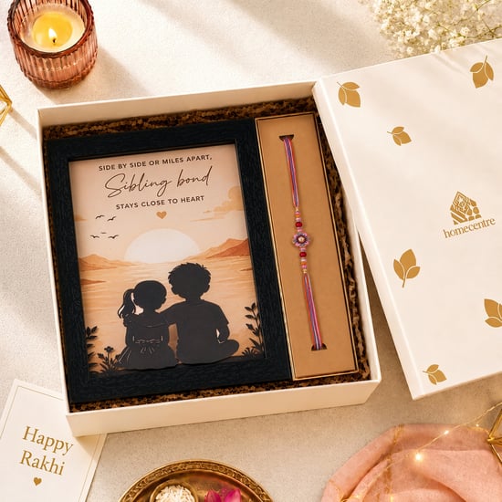 Bandhan Eden Sibling Bond Picture Frame with Rakhi