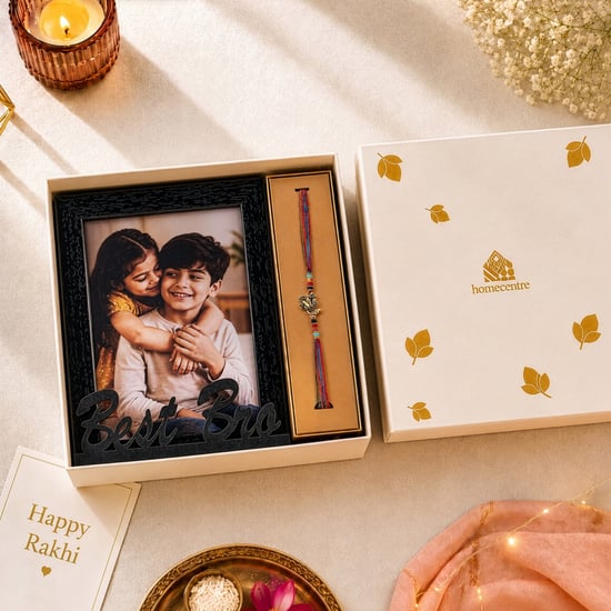 Bandhan Eden Best Brother Photo Frame with Rakhi